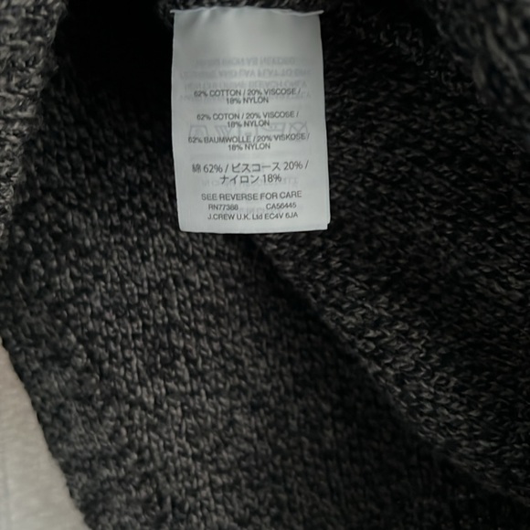 Madewell Province Sweater Size S Black Cross Over Layered Back Pullover Knit Top - Picture 8 of 10